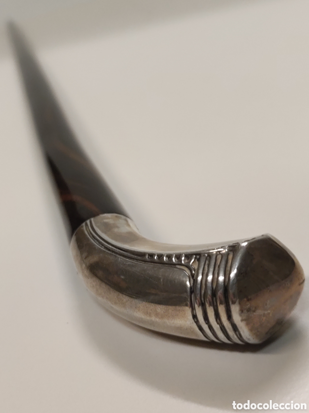 Antig&uuml;edades: Bast&oacute;n muy elegante plata - Foto 7