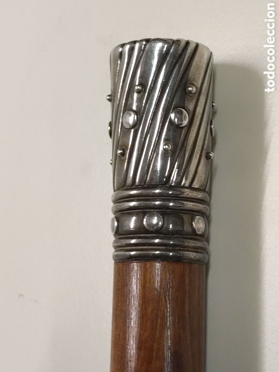 Antig&uuml;edades: Bast&oacute;n Milord plata - Foto 1