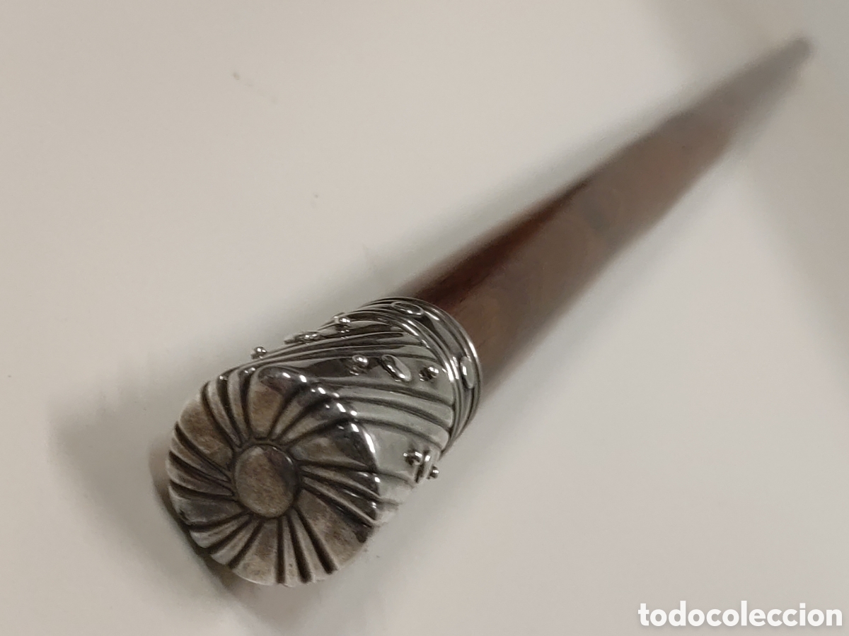 Antig&uuml;edades: Bast&oacute;n Milord plata - Foto 6