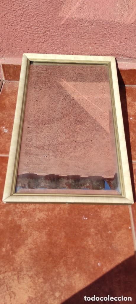 Antig&uuml;edades: ESPEJO BISELADO - ENMARCADO - ANTIGUO - Foto 3