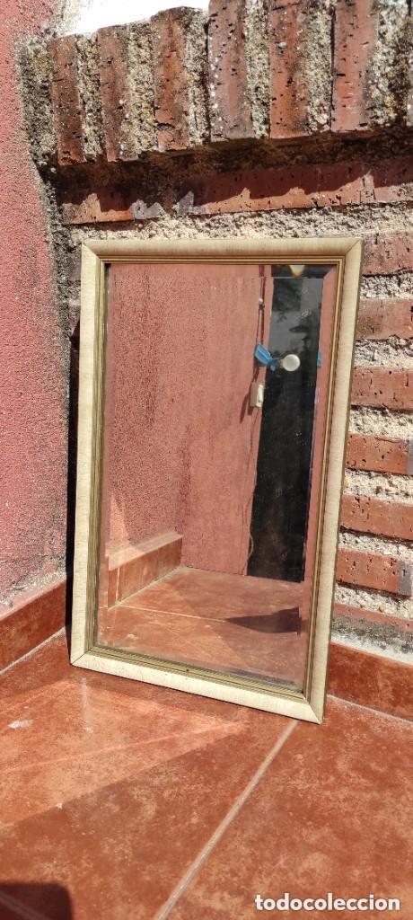 Antig&uuml;edades: ESPEJO BISELADO - ENMARCADO - ANTIGUO - Foto 4
