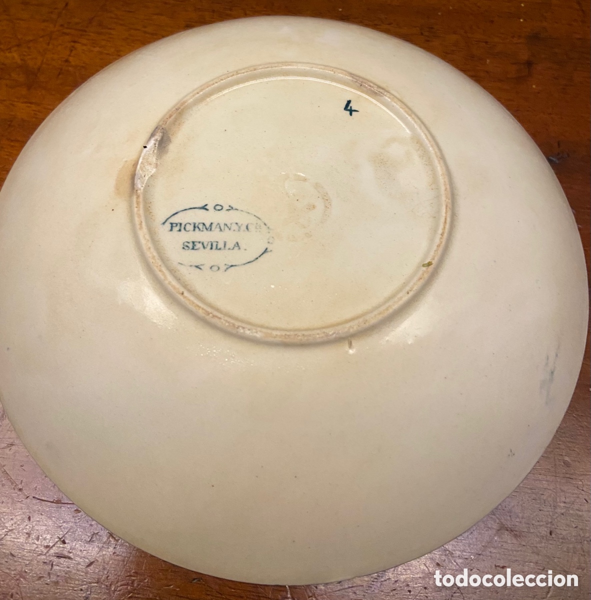 Antig&uuml;edades: Taza con plato Pickman - Foto 3