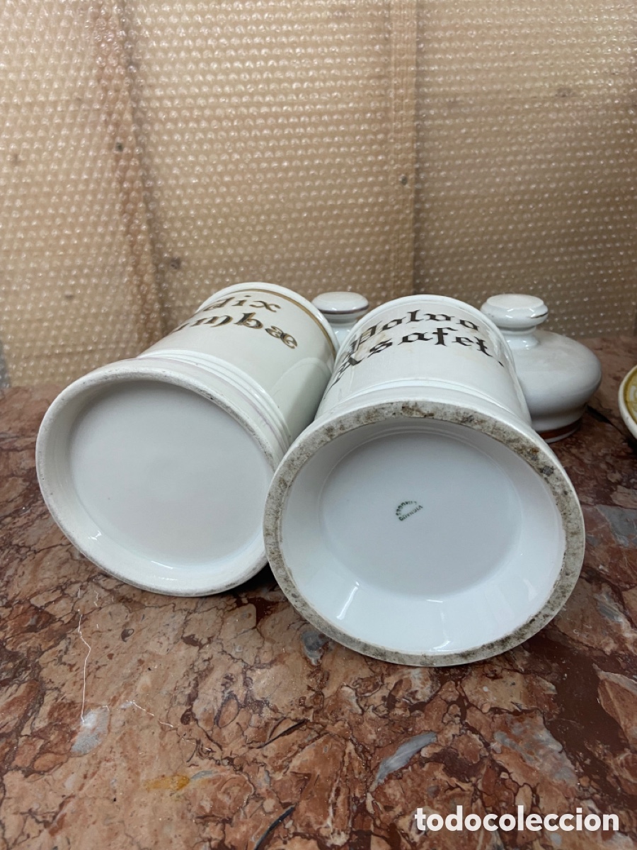 Antig&uuml;edades: 2 alb&aacute;relos de limoges - Foto 3