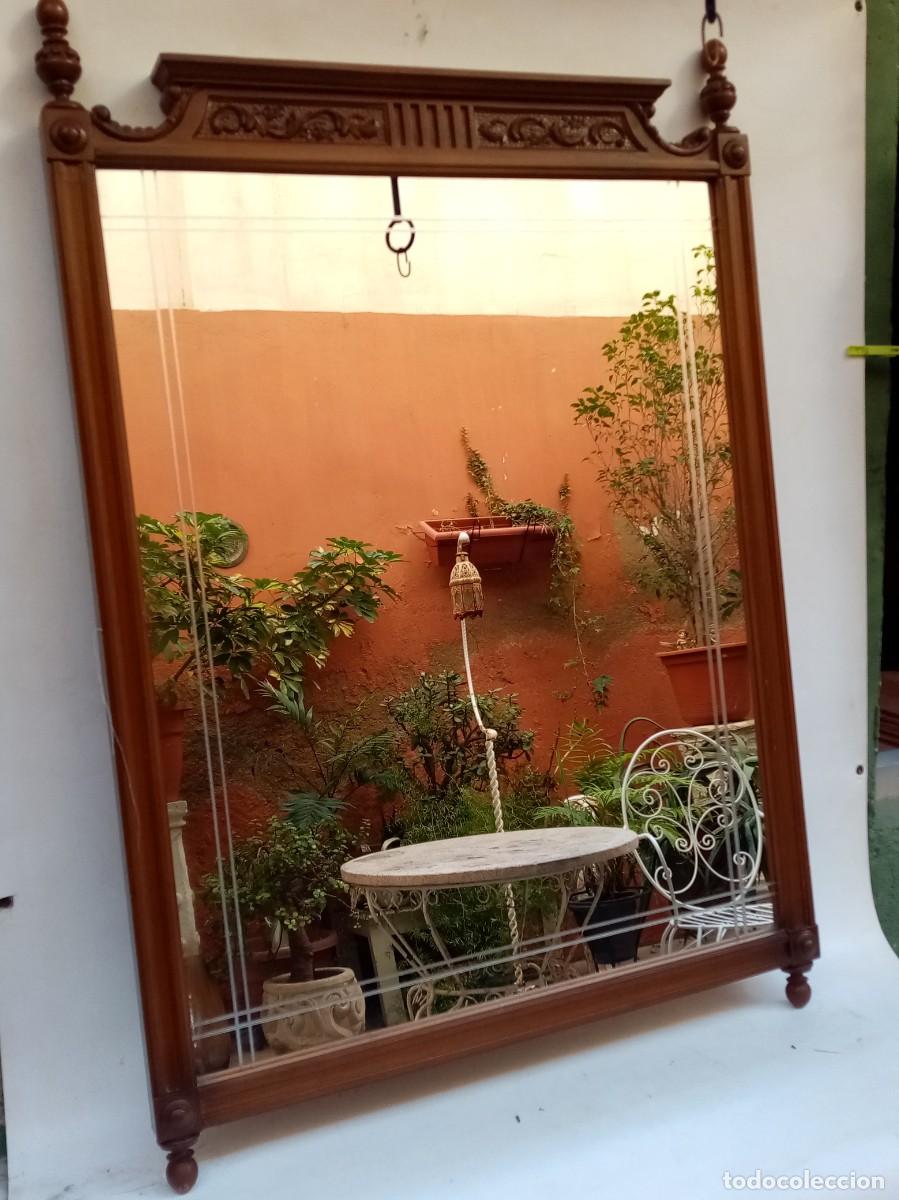 Antig&uuml;edades: espejo ingles- - Foto 1