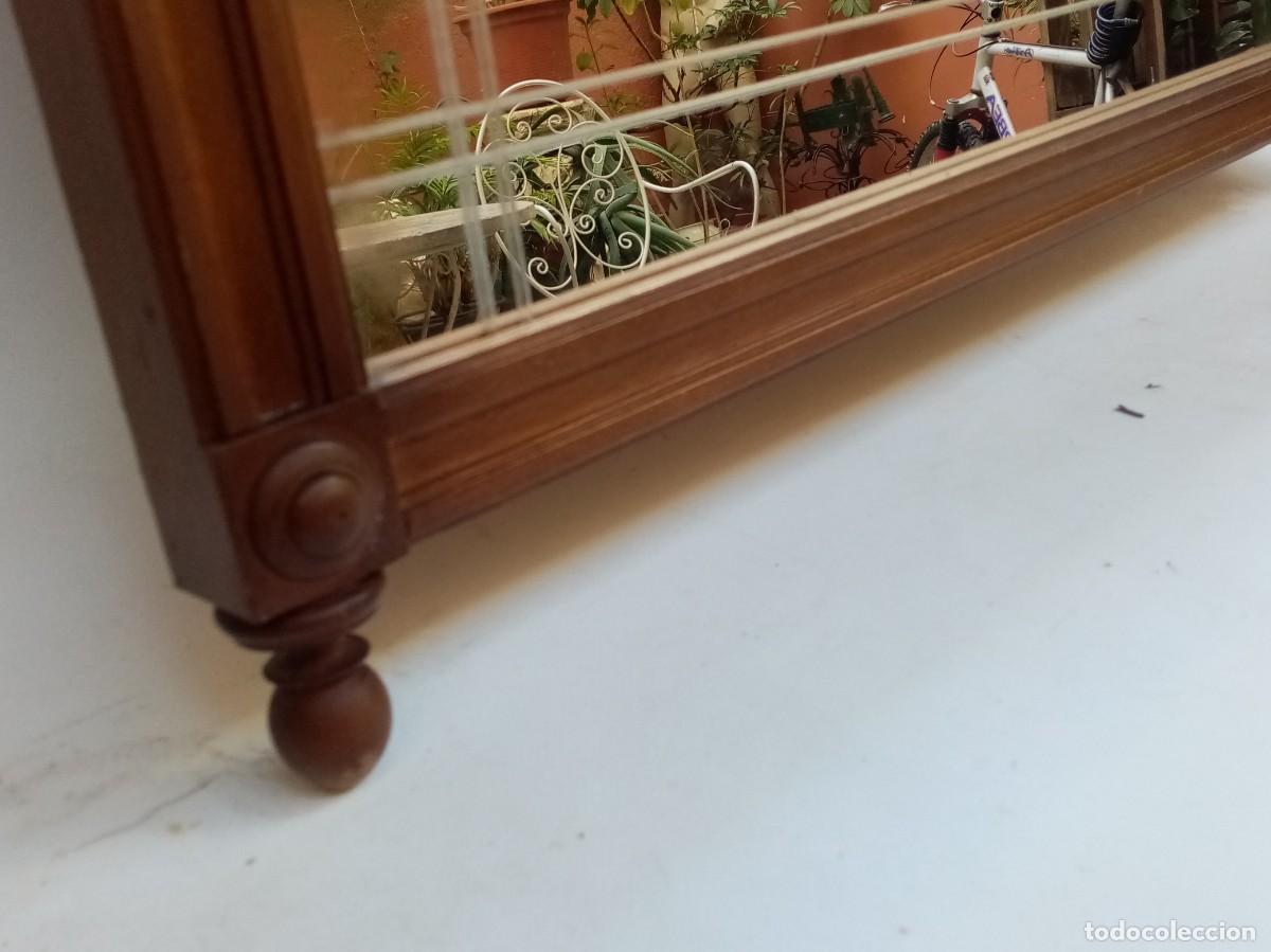 Antig&uuml;edades: espejo ingles- - Foto 3