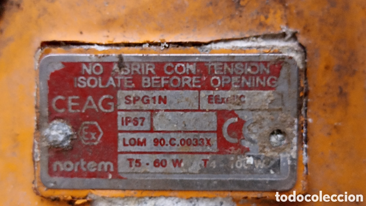 Antig&uuml;edades: Farol antideflagrante Ceag Nortem - Foto 8