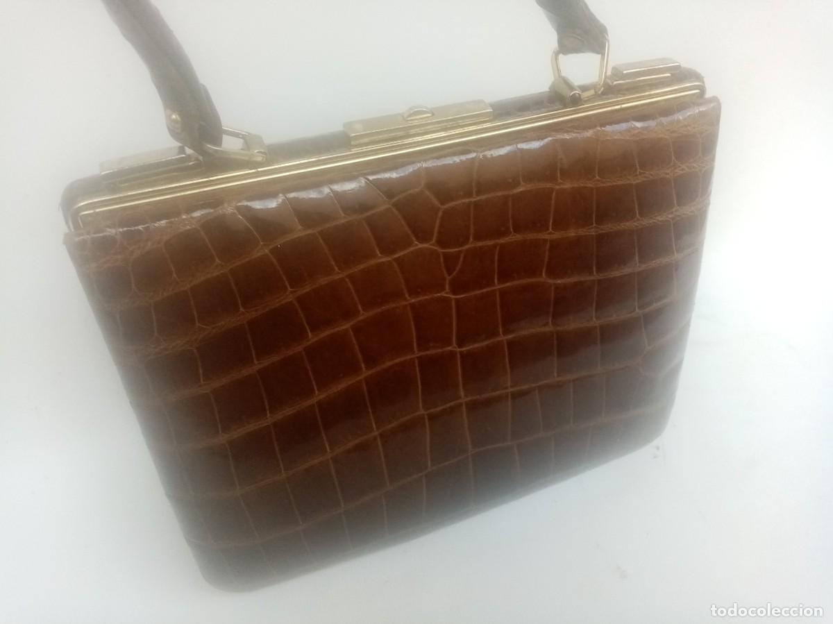 Antig&uuml;edades: bolso de reptil- - Foto 2