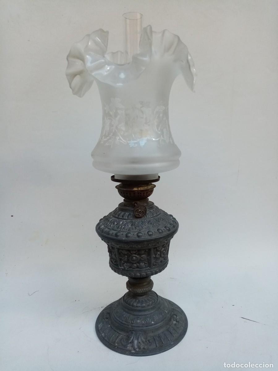 Antig&uuml;edades: quinque de peltre - - Foto 1