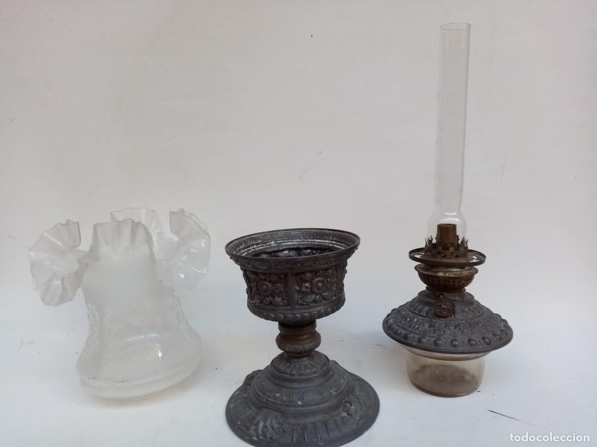 Antig&uuml;edades: quinque de peltre - - Foto 8