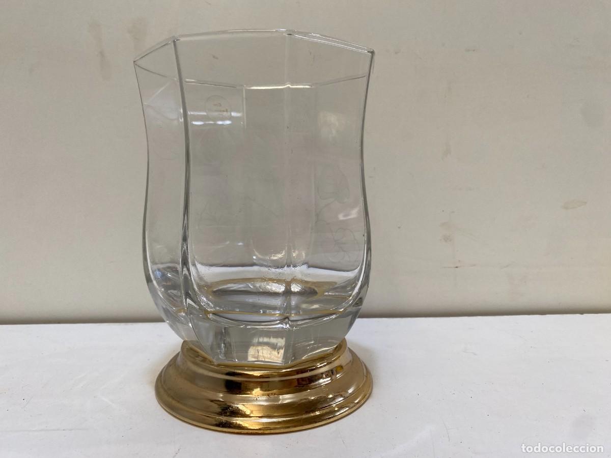 Antig&uuml;edades: JARRON FLORERO CENTRO MESA CRISTAL SWAROWSKY - Foto 2