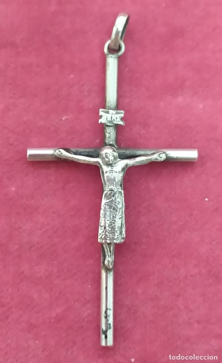 Antig&uuml;edades: CRUCIFIJO DE PLATA - Foto 1