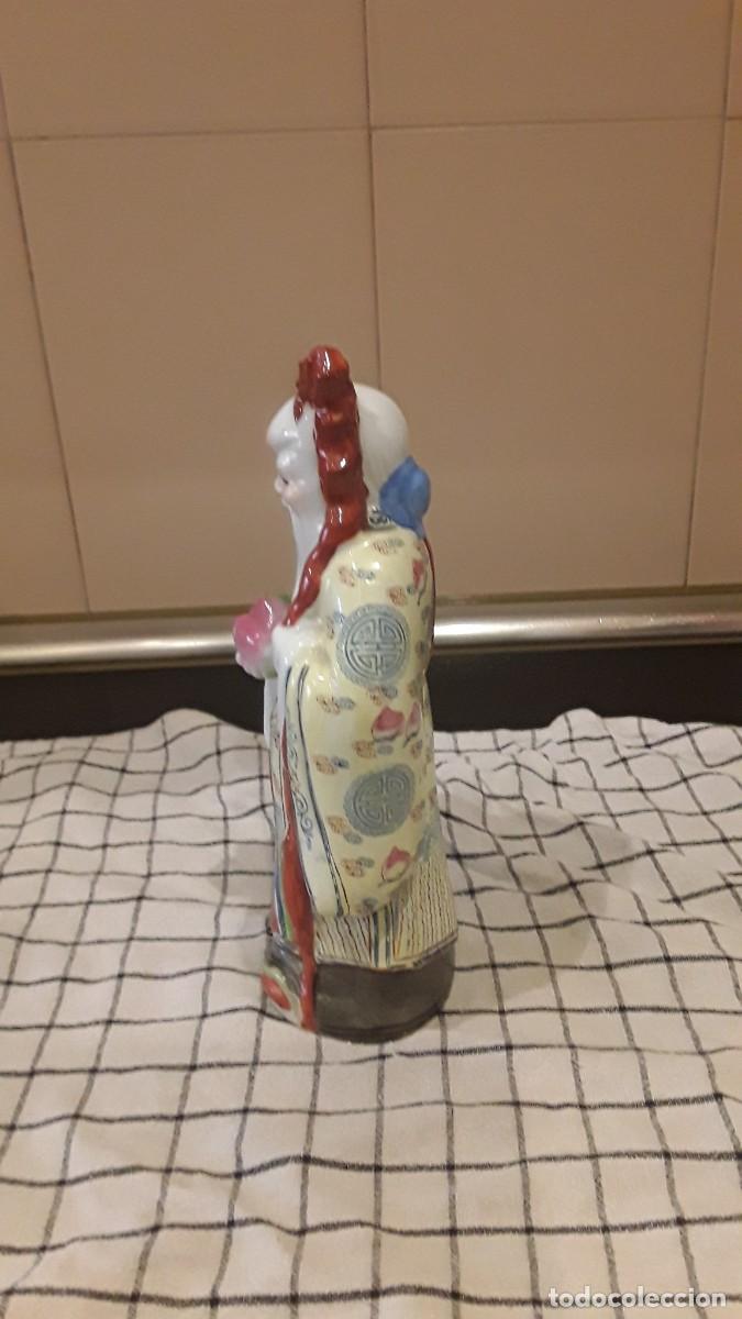 Antig&uuml;edades: FIGURA DE CERAMICA JAPONESA - Foto 2