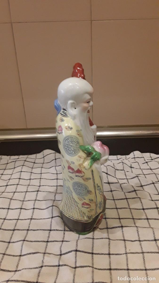 Antig&uuml;edades: FIGURA DE CERAMICA JAPONESA - Foto 3
