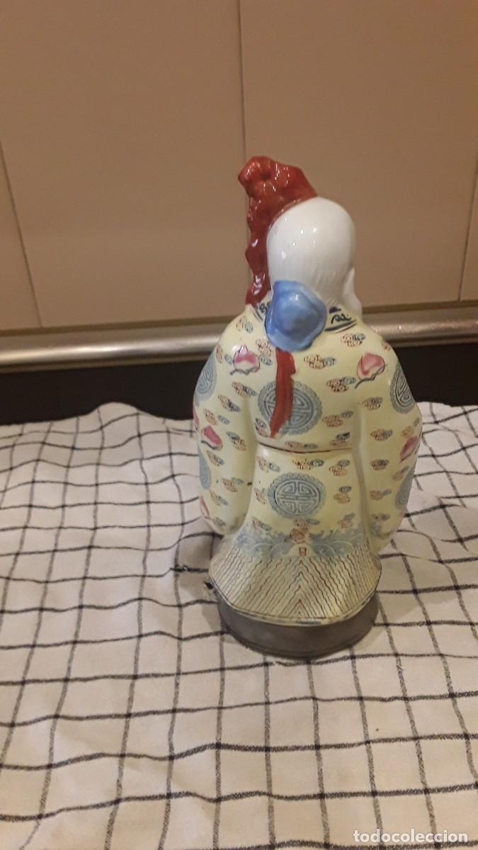 Antig&uuml;edades: FIGURA DE CERAMICA JAPONESA - Foto 4