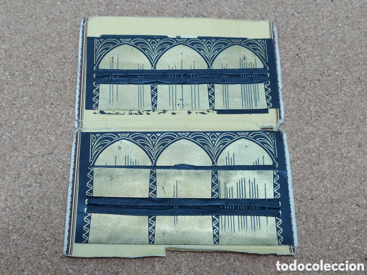 Antig&uuml;edades: SOBRE DE AGUJAS DE COSER FRANCESAS - Foto 1