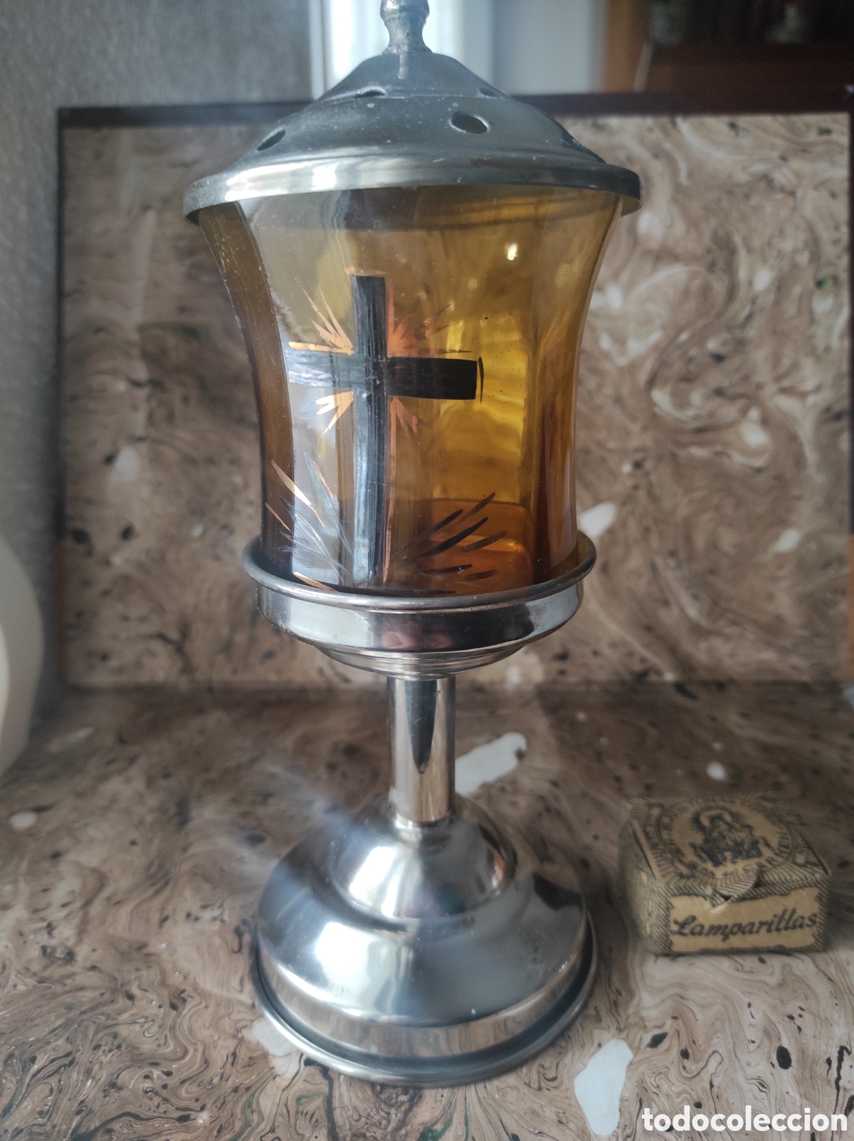 Antig&uuml;edades: Lampara de aceite religiosa - Foto 2