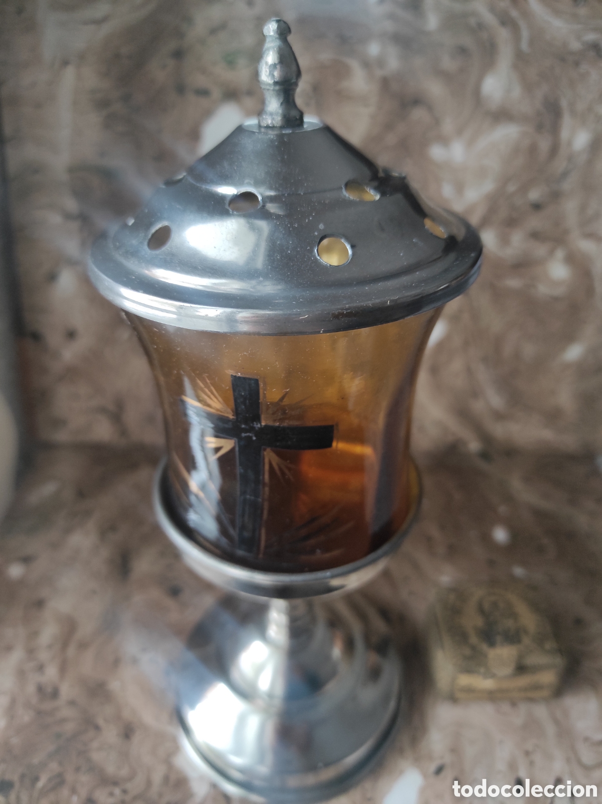 Antig&uuml;edades: Lampara de aceite religiosa - Foto 1