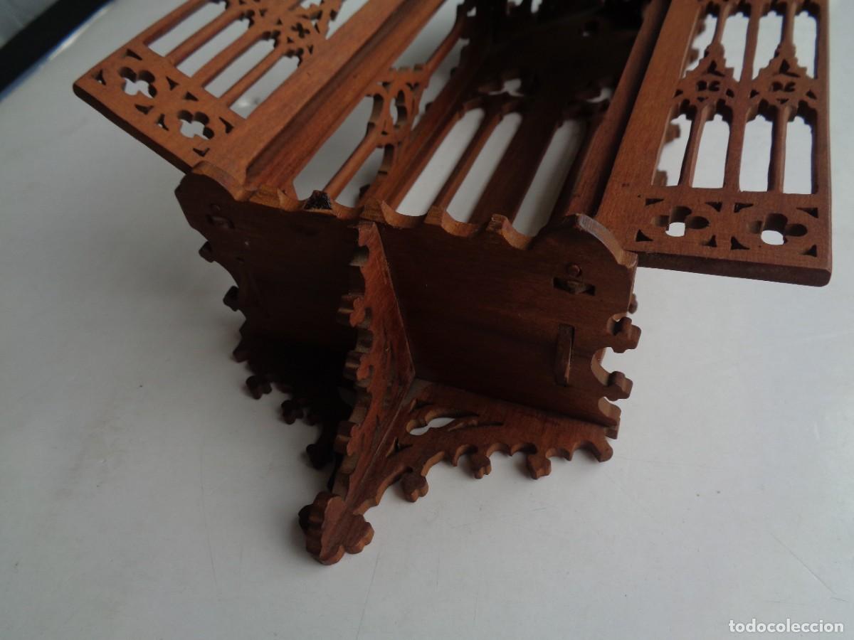 Antig&uuml;edades: ANTIGUA HORNACINA DE MADERA CALADA - Foto 4
