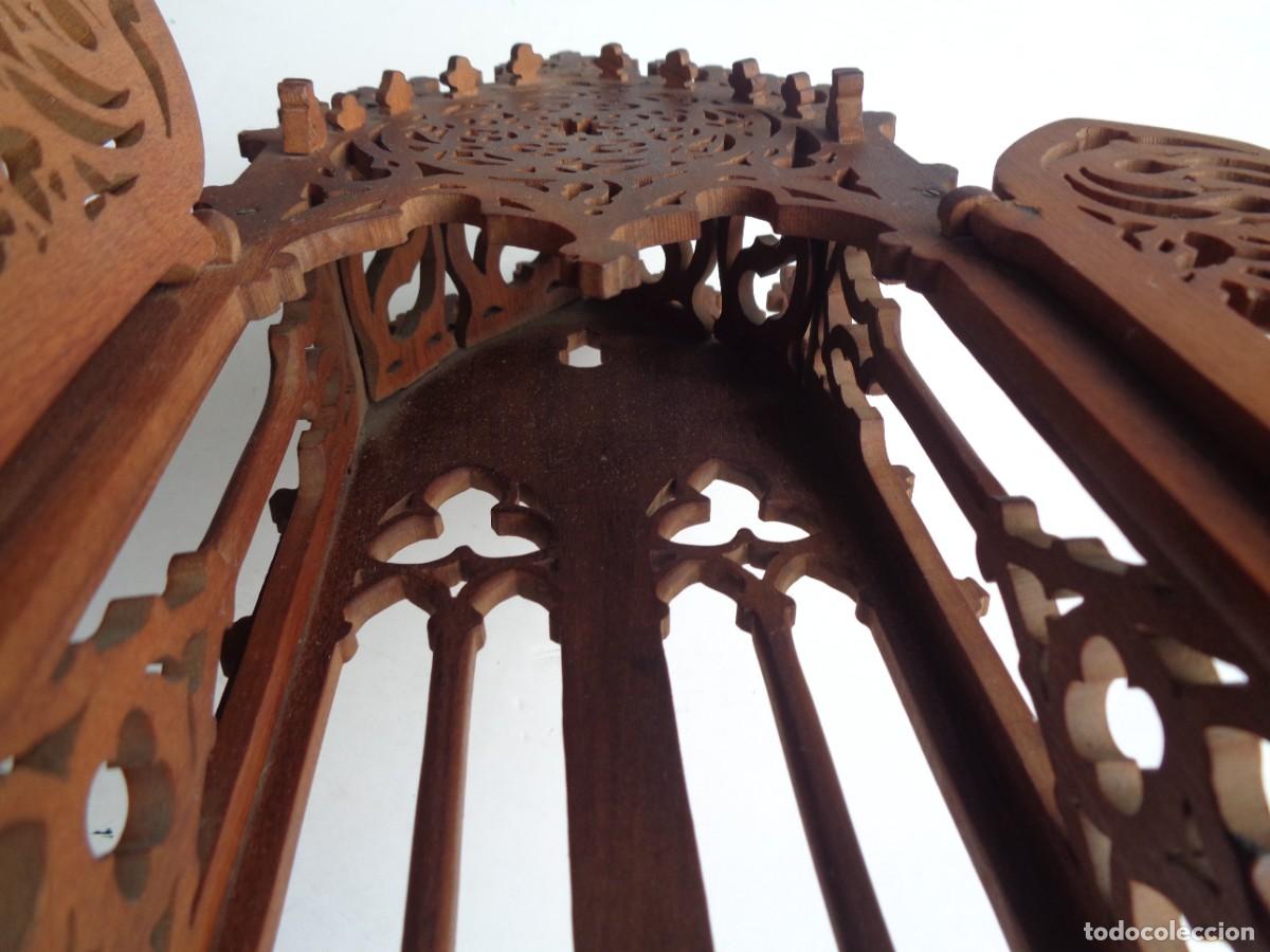 Antig&uuml;edades: ANTIGUA HORNACINA DE MADERA CALADA - Foto 13