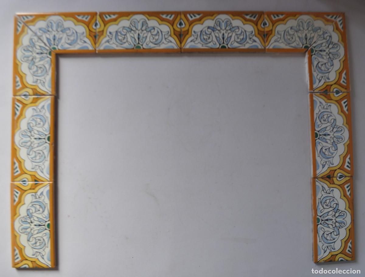 conjunto de 10 azulejos. cerámica decorada a ma - Compra venta en  todocoleccion