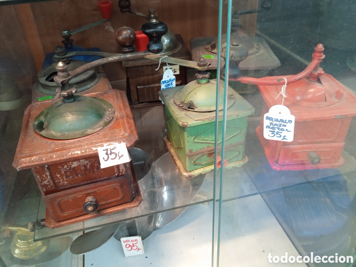 Antig&uuml;edades: ANTIGUO MOLINILLO DE CAFE ELMA. - Foto 7