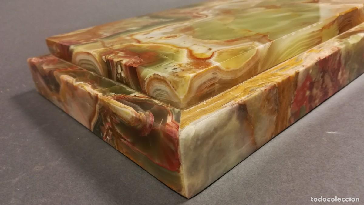 Antig&uuml;edades: BASE DE ONIX RECTANGULAR - Foto 3