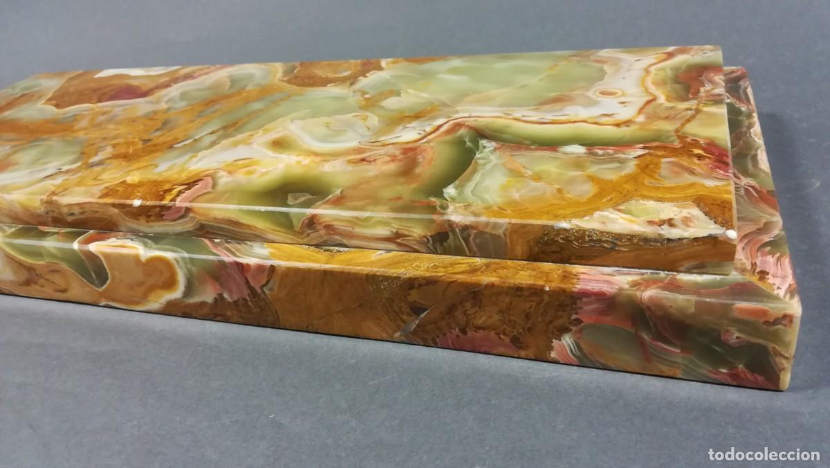 Antig&uuml;edades: BASE DE ONIX RECTANGULAR - Foto 5