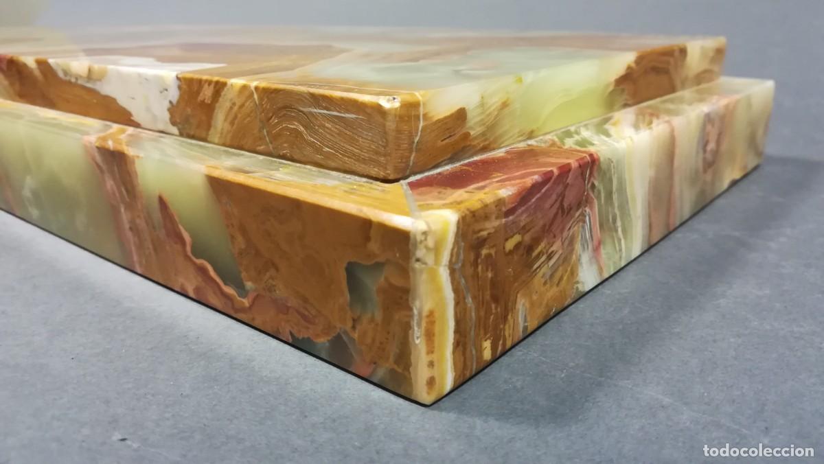 Antig&uuml;edades: BASE DE ONIX RECTANGULAR - Foto 6