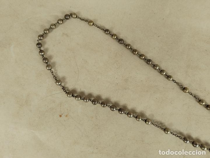 Antig&uuml;edades: rosario en plata de ley - Foto 7