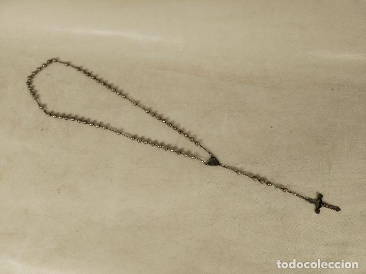 Antig&uuml;edades: rosario en plata de ley - Foto 9