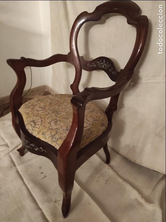 Antig&uuml;edades: sillon de caoba - Foto 2