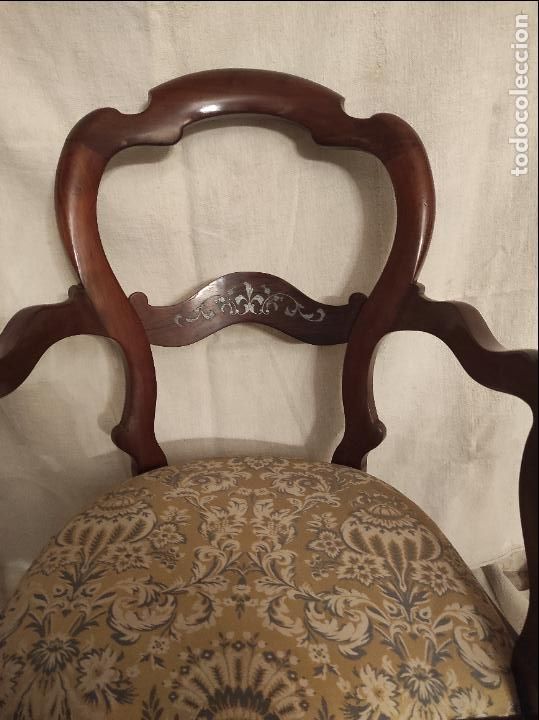 Antig&uuml;edades: sillon de caoba - Foto 3