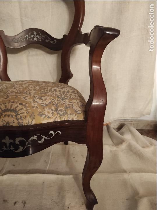 Antig&uuml;edades: sillon de caoba - Foto 4