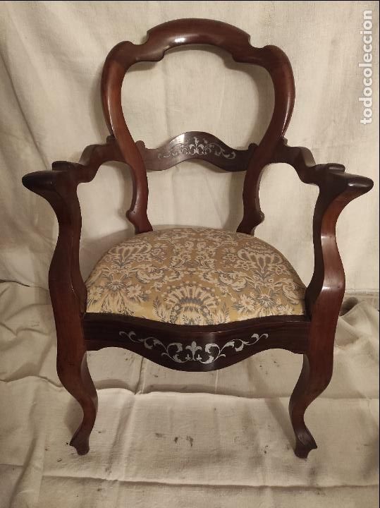 Antig&uuml;edades: sillon de caoba - Foto 1