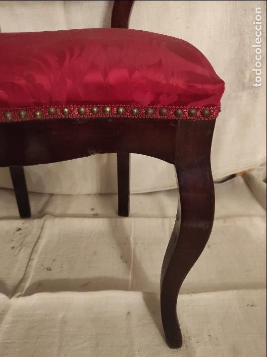 Antig&uuml;edades: silla de caoba - Foto 3