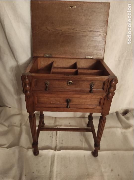 Antig&uuml;edades: mesa de roble - Foto 3