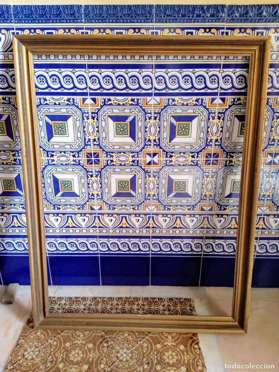 Antig&uuml;edades: Marco dorado antiguo de madera - Foto 1