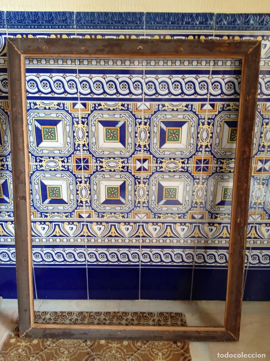 Antig&uuml;edades: Marco dorado antiguo de madera - Foto 4
