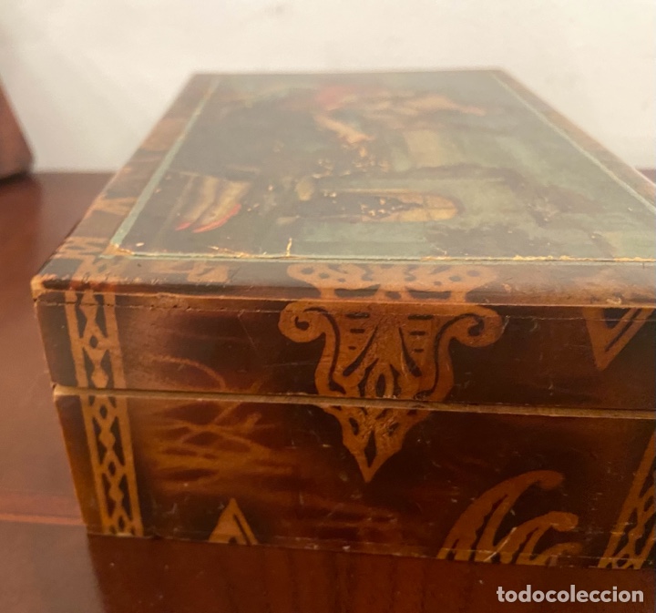 Antig&uuml;edades: Caja antigua con espejo - Foto 6