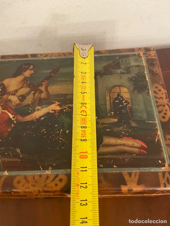 Antig&uuml;edades: Caja antigua con espejo - Foto 11