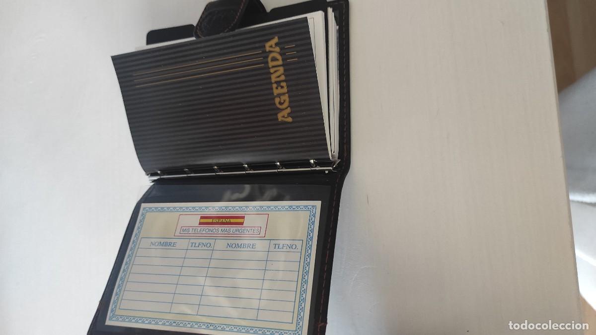 Antig&uuml;edades: AGENDA DE BOLSILLO EN PIEL - Foto 5