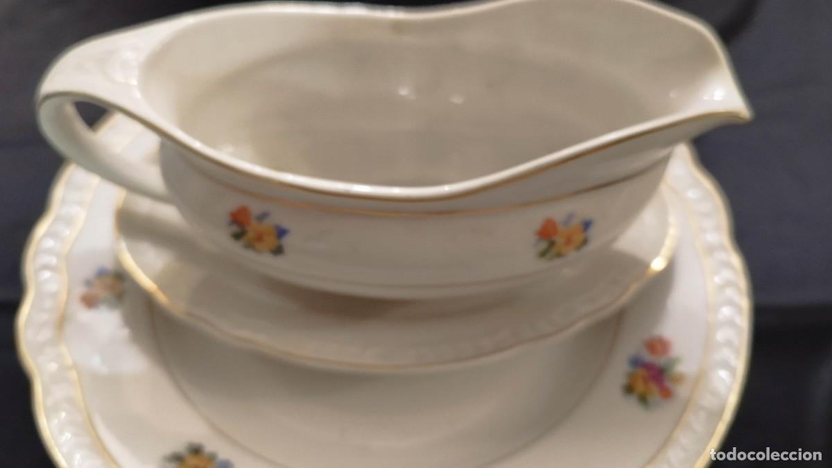 Antig&uuml;edades: Vajilla en porcelana estampada Marca Jager - Foto 4