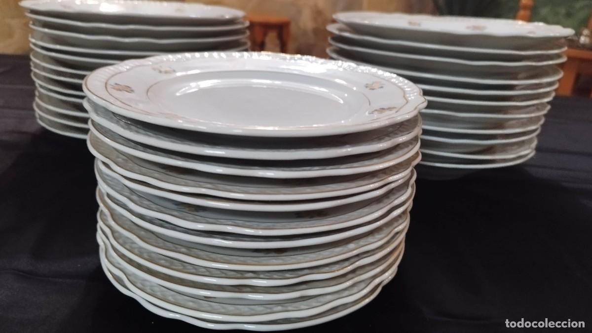 Antig&uuml;edades: Vajilla en porcelana estampada Marca Jager - Foto 7