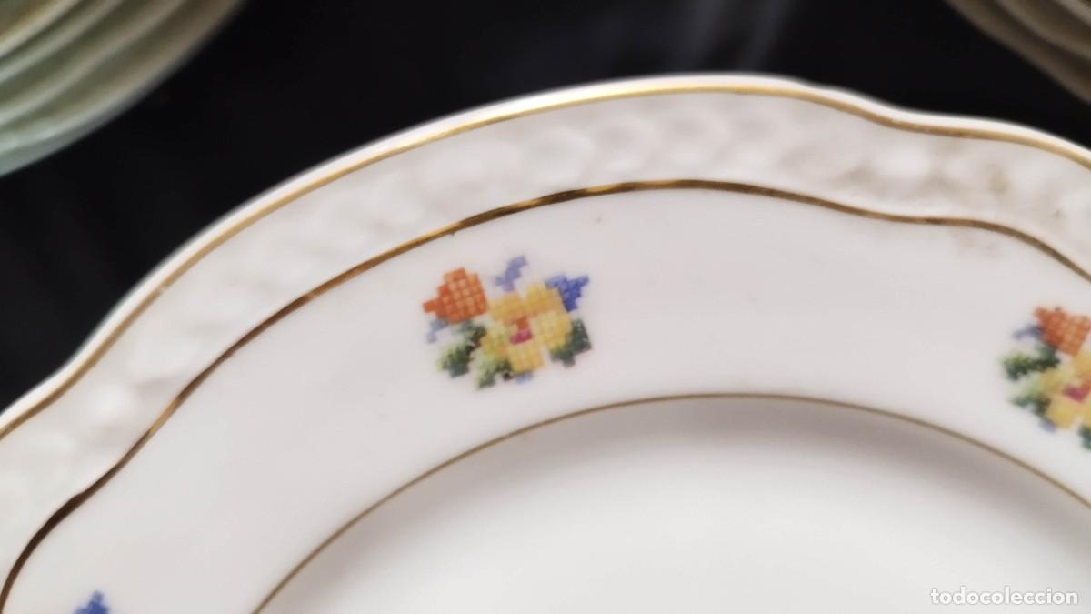 Antig&uuml;edades: Vajilla en porcelana estampada Marca Jager - Foto 8
