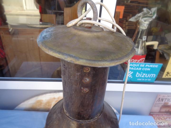 Antig&uuml;edades: ANTIGUA L&Aacute;MPARA INDUSTRIAL - Foto 4
