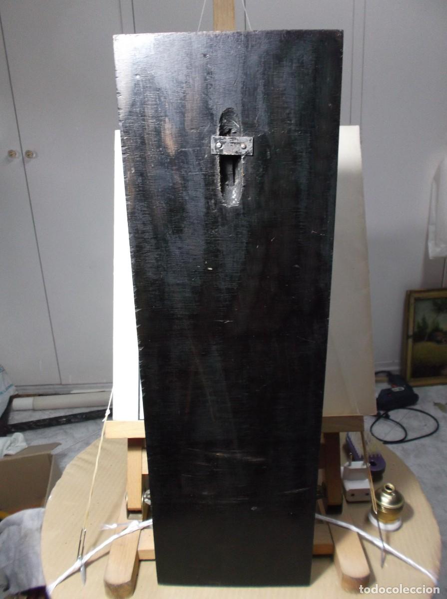 Antig&uuml;edades: SAGRADO CORAZON DE JESUS EN MADERA. - Foto 2