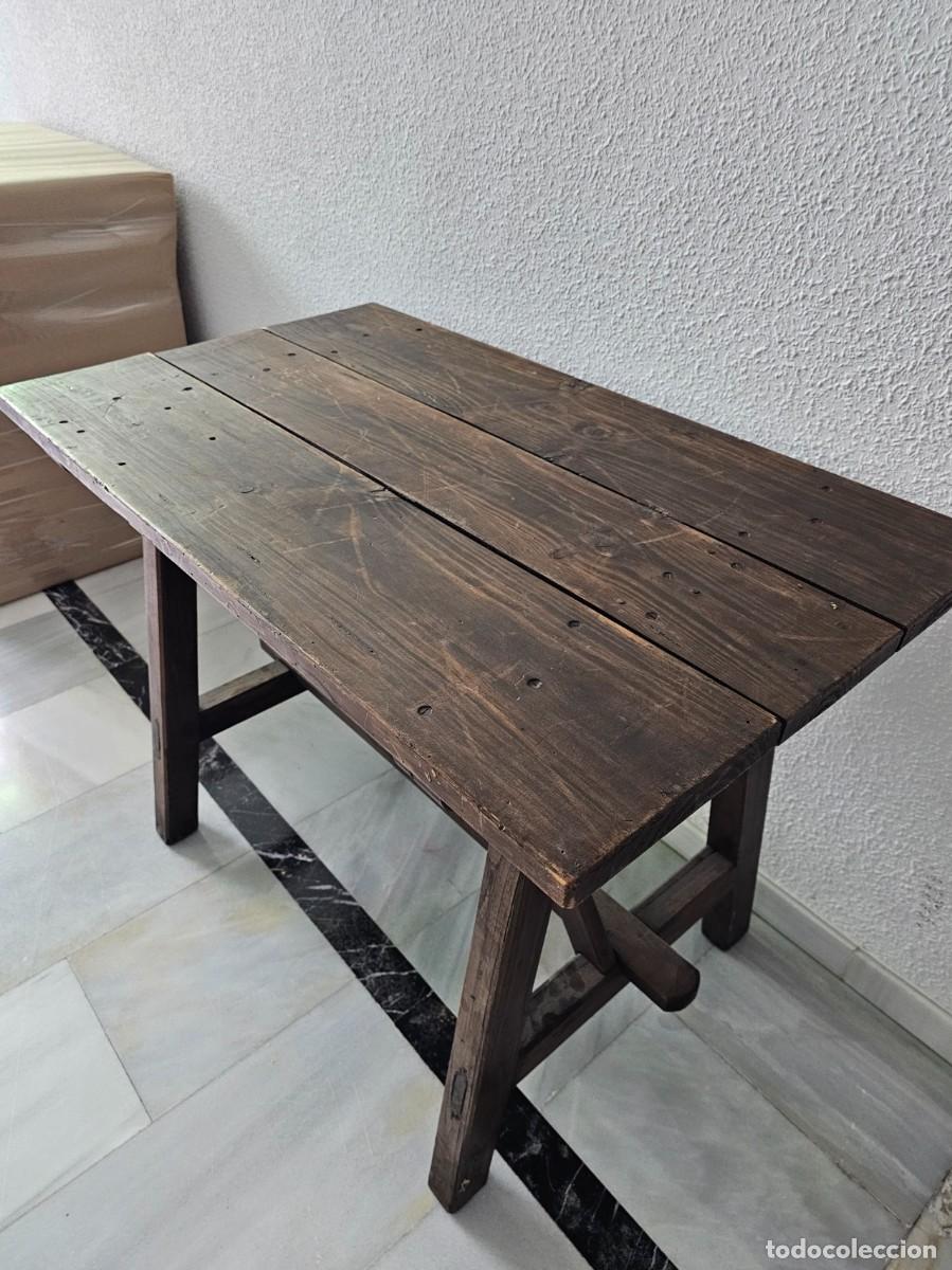 Antig&uuml;edades: Mesa tocinera antigua - Foto 5