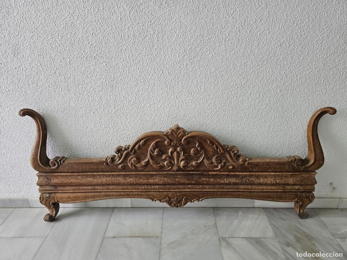 Antig&uuml;edades: Cabecero / Piecero de cama antiguo - Foto 1