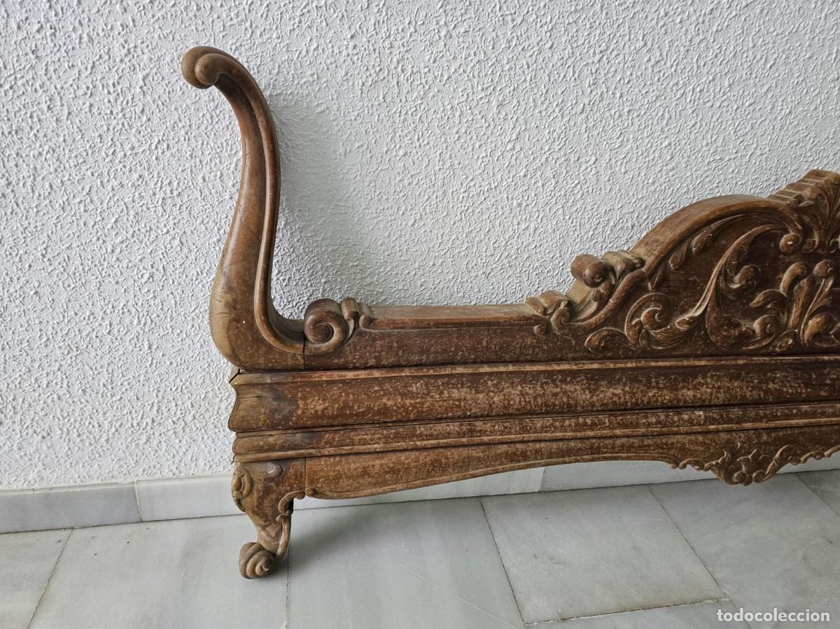 Antig&uuml;edades: Cabecero / Piecero de cama antiguo - Foto 3