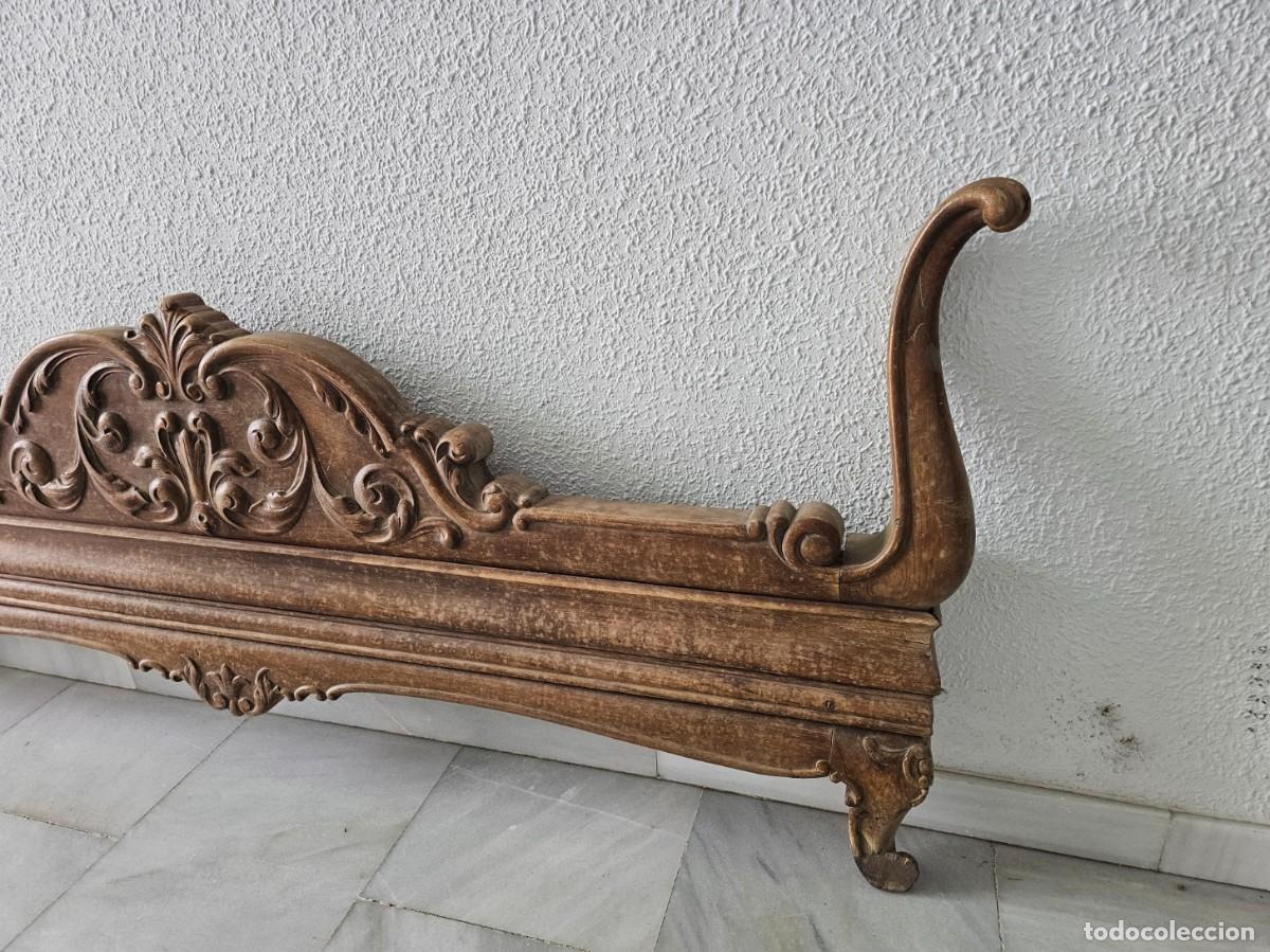 Antig&uuml;edades: Cabecero / Piecero de cama antiguo - Foto 5
